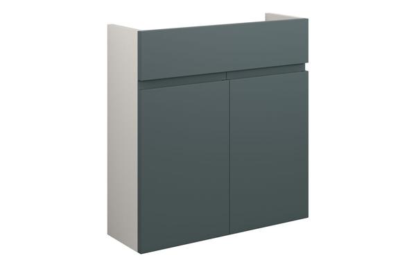 Clarence 600mm Slim Basin Unit - Matt Green Camo (Grey Cab)